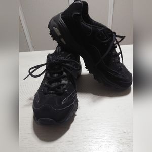 Skechers D'lites Memory Foam Wide fit air cooled womens size 8.5